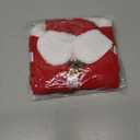 Christmas Porch Goose Outfit, 23 Inch/58.42 cm Cute Red Dresses Clothes & Hairpin Porch Xmas Goose Costume for Santa Statue Decoration Accessories for Holiday Outdoor Garden Lawn Yard