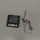 Alpha Grillers Meat Thermometer Digital - Kitchen Oven Thermometer for Cooking Food, Grilling, BBQ Smoker - 7 Preset Temperature Alerts, Timer, Alarm, & Stainless Steel Temperature Probe