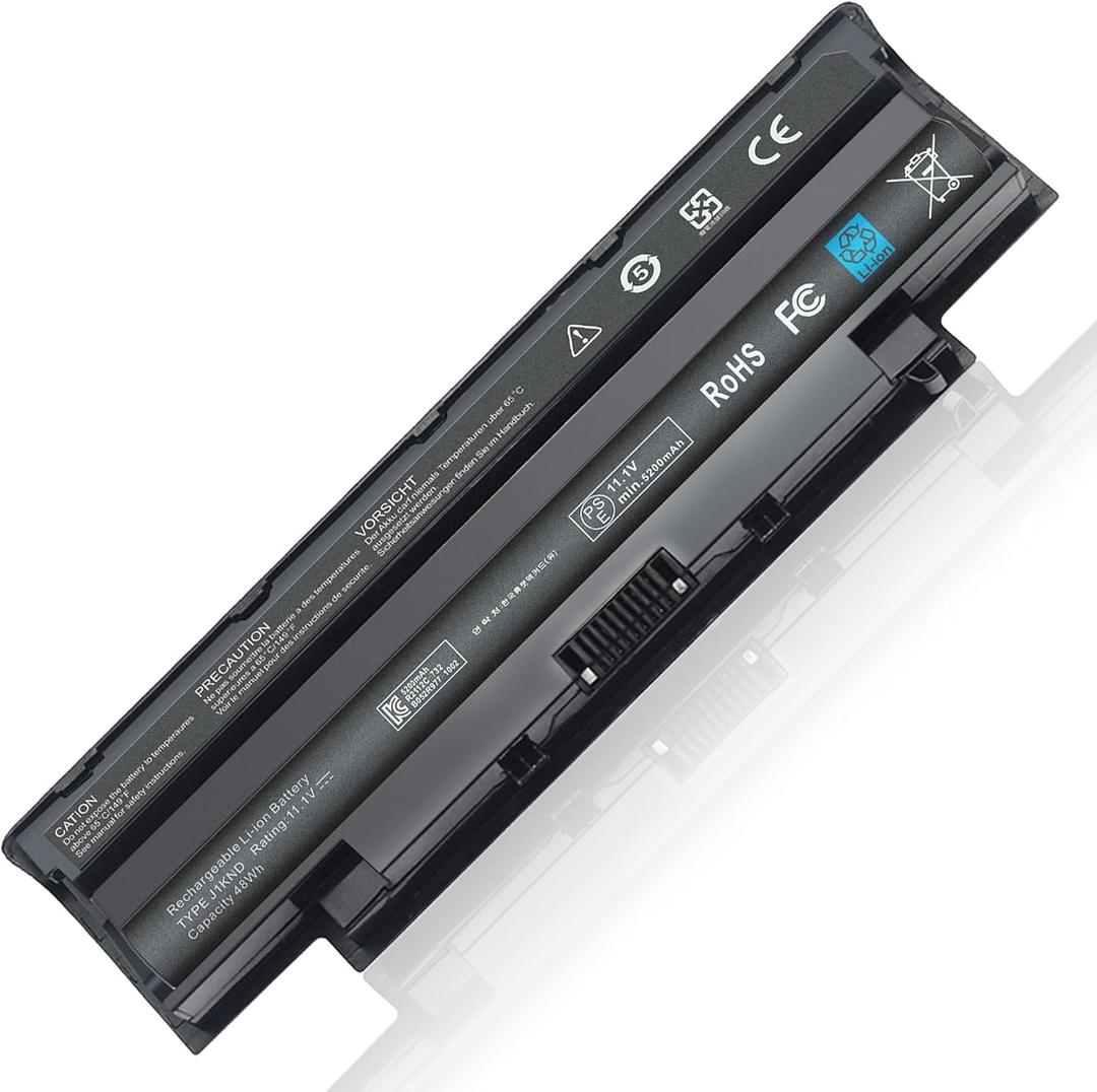 New J1KND 11.1v 48wh Laptop Battery for Dell Inspiron13R N3010 N3110 14R N4010 N4110 N4050 M4040 15R N5010 N5110 N5030 N5040 N5050 M5040 M5040 17R N7010 N7110 Battery fits 3550 3520 TKV2V JIKND 04YRJH