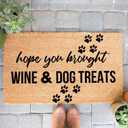 Funny Coir Welcome Mat - 30 x 18 inch, Non-Slip Outdoor Coir Doormat with PVC Back