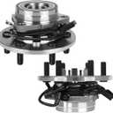 ECCPP Wheel Hub and Bearing Assembly Front 515024 fit for Chevy Tahoe K1500 K2500 Cadillac Escalade GMC K1500 Yukon K2500 Suburban 95 96 97 98 99 00 4WD 4x4 6 lugs wheel hub W/ABS 3 Bolt Flange 2 pcs