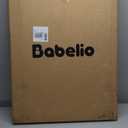 Babelio Baby Gate for Stairs & Doorways, 26-43" W 34" H Extra Tall| No Bottom Bar| Easy Installation| One-handed Operation| Auto-close| Hardware Mount (Drill Needed) Safety Dog/Pet Gate Indoor (Black)