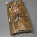 Bamboo Bath Mat for Bathroom - Large, 34 x 18 x 0.4 Inches [LxWxH] Foldable Wood Bathmat, Accessories and Decor for Bathroom Sauna Spa Tub and Door Area - Underlay for Rugs