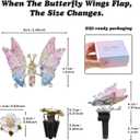 12 pcs flower car vent clips cute car decorations interior air vent clips butterfly accessories para carros pink car accessories for women interior, gift for girlfriend, coworker, family