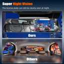 Mirror Dash Cam for Cars,4.5 Inch Rear View Mirror 1080P Front and Rear View Dual Cameras,Super Night Vision,Parking Assistance,24H Parking Monitor,Waterproof Backup Camera