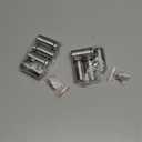 Standoff Screws for Acrylic 1x2 Inches Stainless Steel Sign Standoff Wall Mounts for Hanging Acrylic Picture Frame, 8 Pack