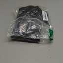 Iioscre Medium Crossbody Crescent Bag for Women Men, 2 Zippers Crossbody Hobo Bag with Adjustable Strap & Inner Pockets. (Black-001)