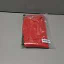 YUCOLEN Women's T Shirts Oversized Full Cotton Summer Tops Short Sleeve Crewneck Casual Loose Fit Basic Tee Shirts (Red)