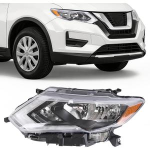 Headlights Compatible with Nissan Rogue 2017 2018 2019 Headlamp