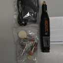 Mini Rotary Tool Set, Black, Stepless adjustable speed up to 18000rpm 13W, 12V, 27-Piece Detail Sander Grinder Pen Kit with Accessories for Small Crafts, DIY Projects