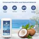 K8 Water Filter Replacement Cartridge Compatible with Enagic Kangen Leveluk F8 and HG-N water filters on K8, SD501, and JRIV machines Alkaline Water System, 1 Pack