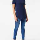 Amazon Essentials Women's Short-Sleeve Scoopneck Tunic, Pack of 2 (Blue, S)