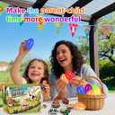 Easter Eggs Magnetic Wooden Animal Train for Kids,Easter Basket Stuffers,Easter Eggs Surprise Train,Montessori Magnetic Train Toy Christmas Countdown Gift for Toddlers,Boys and Girls (Train)