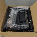 Over The Sink Dish Drying Rack - Adjustable 2 Tier Large Capacity Stainless Steel Drainer with Cutlery & Utensil Holders, Kitchen Storage & Organization, 30"-33.9" L x 11" W x 21.5" H, Black (Standard - 3 Baskets)