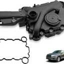 06E103547N Engine Crankcase Vent Valve Oil Separator Compatible for Audi Q7 2017-2019 3.0L, A6 Quattro 2017-2018 3.0L, A7 Quattro 2016-2018 3.0L, A8 Quattro 2015-2018 3.0L 06E103547AD