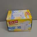 Glad Medium Trash Bags, 8 Gallon, Febreze Fresh Clean Garbage Bags, With Odor Control and Drawstring, 80 Count