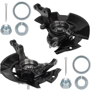 2 PCS Front Steering Knuckles Assembly Kit for Hyundai Sonata GL/GLS/Limited/SE 2011-2013 L4 2.4L, w/o Sport Suspension, Left Driver and Right Passenger Side, 698-465 WLK465 WLK464 698-464