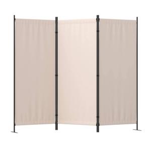 GOJOOASIS Room Divider, 3-Panel Folding Privacy Screen, Portable Separating with Metal Feet, Partition Room Divider