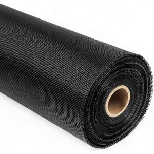 Fiberglass Screen Roll Black 59" x 100' Window Screen Replacement Mesh, UV Protected & Weatherproof, Easy to Install/Cut for Windows, Doors, Porches - Keeps Bugs Out
