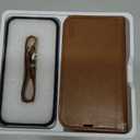 TUCCH 2-in-1 Detachable Wallet Case for iPhone 17 (6.3-inch) 2025, Wireless Charging | RFID Blocking 4 Card Holders | Wrist Strap | Kickstand | Magnetic | PU Leather Folio Cover | Chocolate Brown