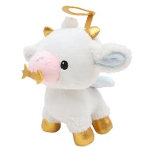Holiday Home 6" Angel Cow Valentine's Plush
