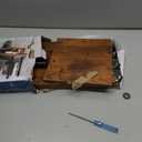 JayRex Countertop Organizer Organization, 3 Tier Moveable Corner Shelf Organizer for Kitchen, Bathroom, Spice Rack, Coffee Area, Over Sink, Dresser Table (Rustic Brown)