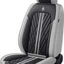 Universal Fit Waterproof Breathable Nappa Leather Automotive Vehicle Car Seat Covers Set Cushion Protector for Sedan SUV