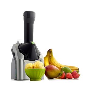 Yonanas Classic Frozen Fruit Soft Serve Maker for Healthy Vegan and Dairy-Free Treats, 200W Silver Machine with 36 Recipes, BPA Free, Easy to Clean, Quick and Simple to Use