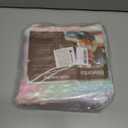 Rainbow Round Rug for Bedroom, 4Ft Fluffy Circle Area Rugs for Living Room, Shag Fuzzy Carpet for Kids Room, Nursery, Dorm, Classroom, Teen, Cute Baby Play Mat Home Decor Aesthetic