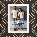 Malden Urban Loft Half Moon Frame - Brown, 5 x 7 in