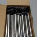 Macarrie 6 Pack Solar Driveway Markers Reflector Lights on Metal Poles, Steady or Flash, Outdoor Driveway Edge Markers for Yard, Parking Lot, Pathway, Road Safety(37 Inch,Red)