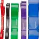 Amazon Basics Resistance Pull Up Band for Pull Up Assistance, Muscle Training, Body Stretching and Home Workouts, 1-3/4 Inches, 50 to 125 Pounds, Green