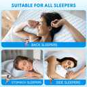 2 x Bed Pillows Queen Size for Sleeping - Breathable Cooling Down Alternative Soft Pillows Set of 2 for Side, Back, and Stomach Sleepers - Hotel Quality Fluffy Microfiber Fill Skin-Friendly