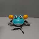 Control Future Crawling Crab Baby Toy - Infant Tummy Time Toys 3 4 5 6 7 8 9 10 11 12 Babies Boy 3-6 6-12 Learning Crawl 9-12 12-18 Walking Toddler 36 Months Old Music Development 1st Birthday Gifts (Green)