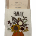 Homewear Embroidered Hand Towels - Family