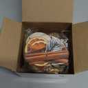 Yookeer 36 Pcs Wooden Christmas Tree Ornaments Print Natural Pine Cones Rustic Decorations Dried Orange Slices Cinnamon Sticks for Xmas Tree Home Decorations DIY Decor