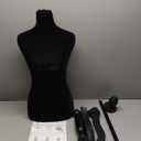 FDW Female Mannequin Body 50-63 inch Dress Form Sewing Mannequin Torso Manikin with Wooden Tripod Base Stand Adjustable Mannequin for Sewing Clothes Display (Black, 50-63 Inches)
