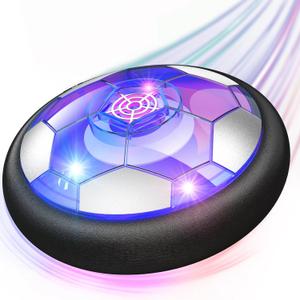  Hover Soccer Ball, Indoor Floating Soccer Ball Toys with Colorful LED Light and Soft Foam Bumper, Fun Soccer Training Equipment, Safe for Indoor Play, Perfect Gifts for Boys Girls Kids 3 Packs