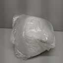 Body Pillow for Adults - Soft Long Bed Pillows Insert for Sleeping - Shredded Memory Foam & Removable Washable Cover - Swan Shaped Side Sleeper Pregnancy Pillow 49 Inch (White)