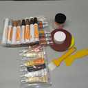 REALINN Wood Furniture Repair Kit- Set of 28 - Touch Up Markers, Fillers with Wood Putty - Repair Scratch, Cracks, Hole, Discoloration for Wooden Door, Floor, Table, Cabinet