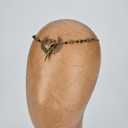 5 x Merroyal Gothic Bird Skull Crescent Moon Head Chain Boho Celtic Knot Headband Halloween Hair AcessoriesBronze