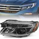 Huray Left Headlight for Honda Pilot 16-22/Passport 19-21/Ridgeline 17-20 | LED OE Head Lamp Replacement 33100-TG7-A21/33150-TG7-A21
