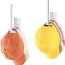 Durmmur 2 Pack Hat Racks for Baseball Caps, Stainless Steel Hat Organizer for Baseball Cap, Hat Holder Storage Organizer, Hat Hanger Strong Adhesive/ Wall Drilled for Door, Bedroom, Closet(White 6 in)