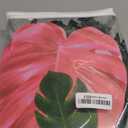 Giegxin 46 Pcs Tropical Artificial Palm Leaves Monstera Decoration Green Hot Pink Set for Flamingo Luau Hawaiian Aloha Theme Party Summer Beach Tropical Birthday Baby Shower Wedding Decor(Pink)