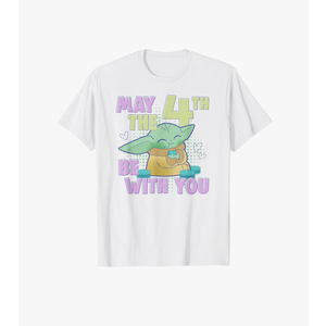 Star Wars The Mandalorian May The 4th Be With You Grogu T-Shirt, L