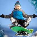 SATINIOR 3 Pairs Toddler Magic Stretch Mittens Little Girls Soft Knit Mitten Baby Boys Winter Knitted Gloves (Black)