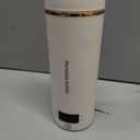 Travel Electric Kettle Portable Mini Kettle, Small Hot Water Boiler with 4 Temperature Settings, 304 Stainless Steel, Fast Boiling Water with Auto Shut-Off and Boil Dry Protection, 400ml (Beige, 400ML)