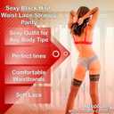 Love Salve Women's Criss Cross Crotch Lace Underwear (Large-X-Large, Light Blue)