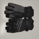 MOREOK Waterproof & Windproof -30F Winter Gloves for Men/Women, 3M Thinsulate Thermal Gloves Touch Screen Warm Gloves for Skiing,Cycling,Motorcycle,Running (XX-Large, Black)