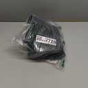 OLANLY Front Door Mat Indoor Outdoor Entrance, Waterproof All-Season, All-Weather Doormat, Sturdy Natural Rubber, Fade Resistant, Low Profile, Easy Clean Patio Porch Entryway Mat, 29.5x17, Black